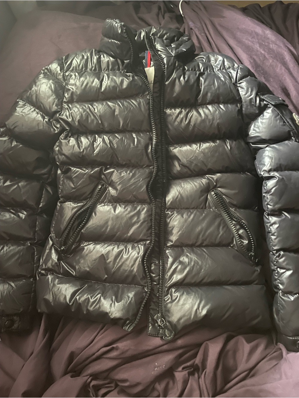 Black Puffer Jacket - Lightweight Quilted Coat